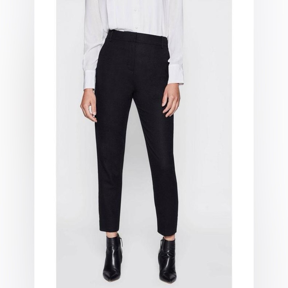 Equipment Wool Trousers in Black Size 8